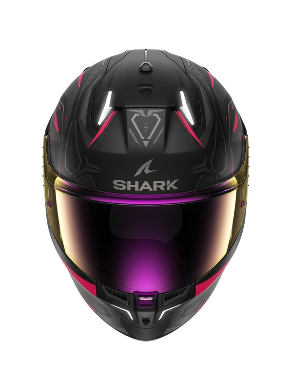 SHARK SKWAL i3 LINIK Mat Integral Casco Negro Violeta Antracita