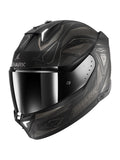 SHARK SKWAL i3 LINIK Mat Integral Casco Negro Antracita