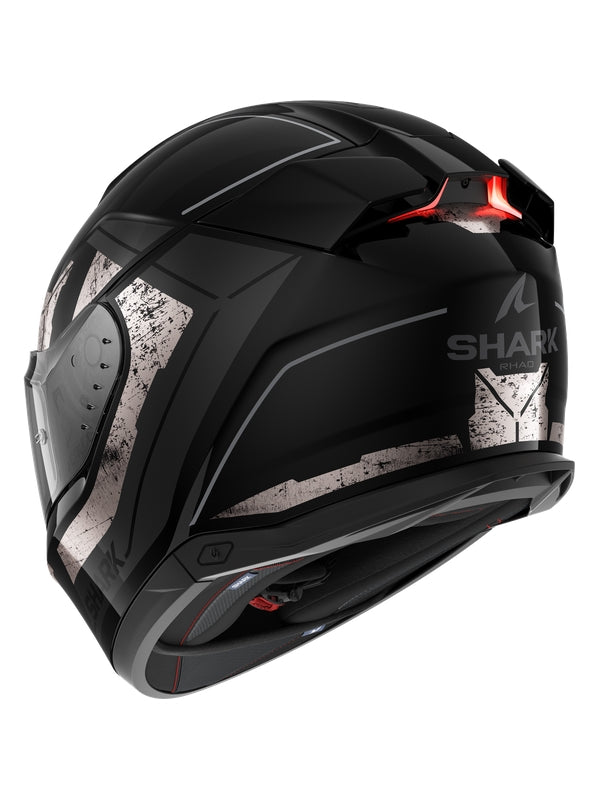 SHARK SKWAL i3 RHAD integral Casco negro cromado antracita