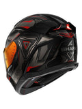 SHARK i3 LINIK Integral Casco Negro Antracita Rojo