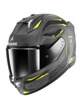 SHARK SKWAL i3 LINIK Mat Integral Casco Antracita Amarillo Negro