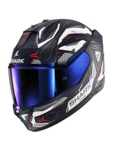 SHARK SKWAL i3 LINIK Mat Integral Casco Azul Blanco Rojo