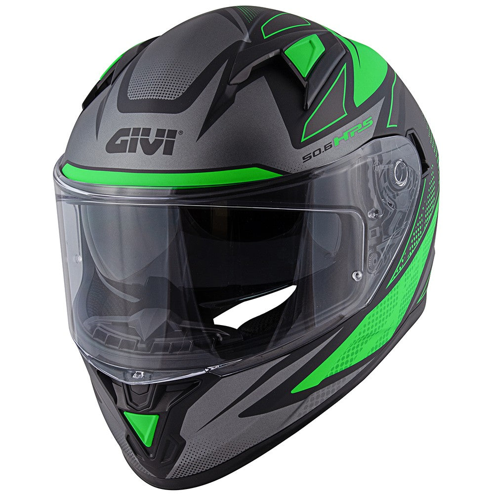GIVI CASCO FULL 506/STOCCARDA.D/FOLLOW TITANIO-MT/VERDE - SECURTEX MOTOR S.L (t/a MaximoMoto)