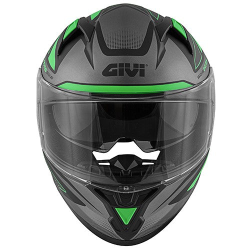 GIVI CASCO FULL 506/STOCCARDA.D/FOLLOW TITANIO-MT/VERDE - SECURTEX MOTOR S.L (t/a MaximoMoto)