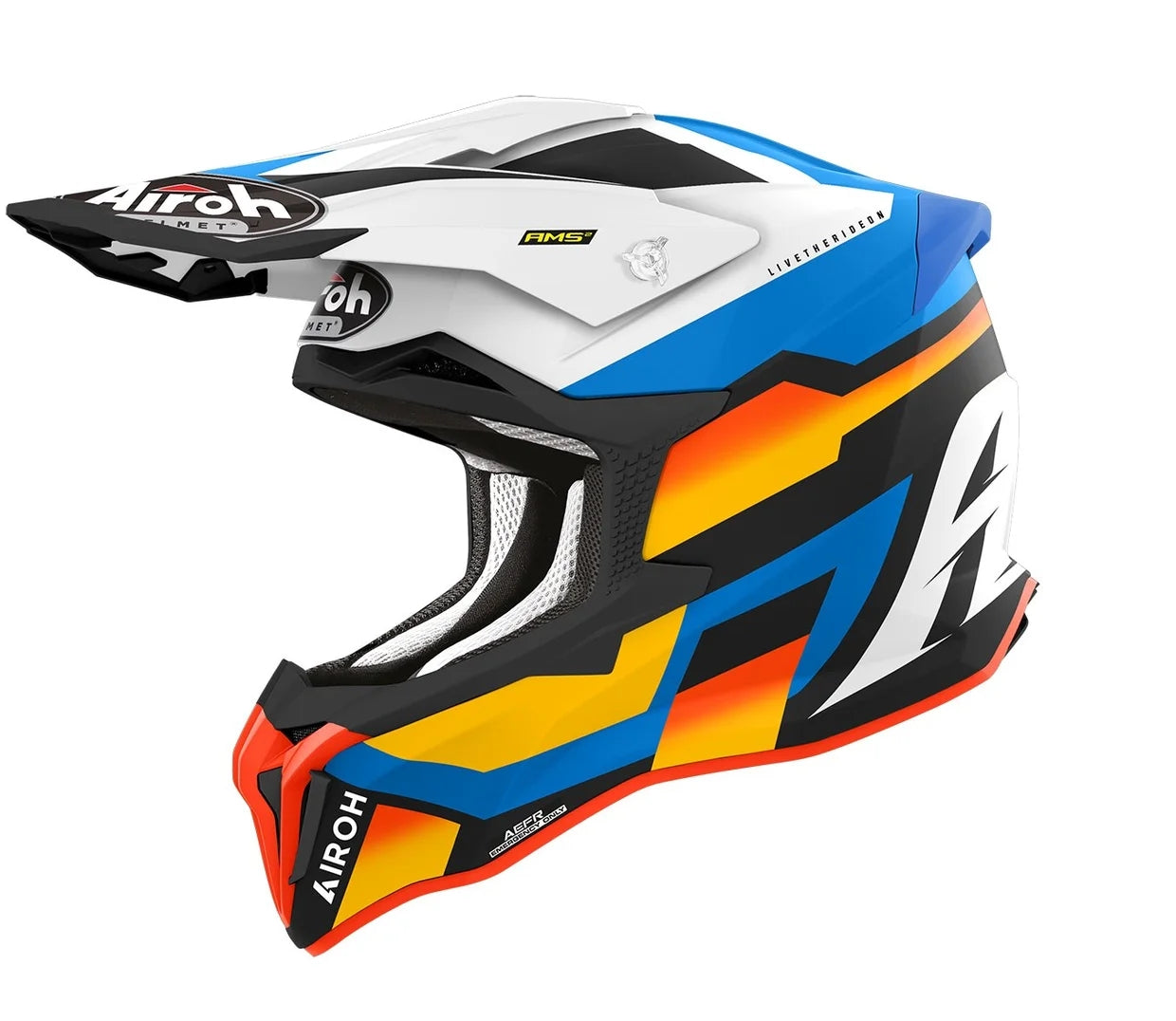 AIROH - CASCOS STRYCKER GLAM BLUE MATT - SECURTEX MOTOR S.L (t/a MaximoMoto)