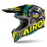 AIROH - CASCOS WRAAP ALIEN YELLOW MATT - SECURTEX MOTOR S.L (t/a MaximoMoto)