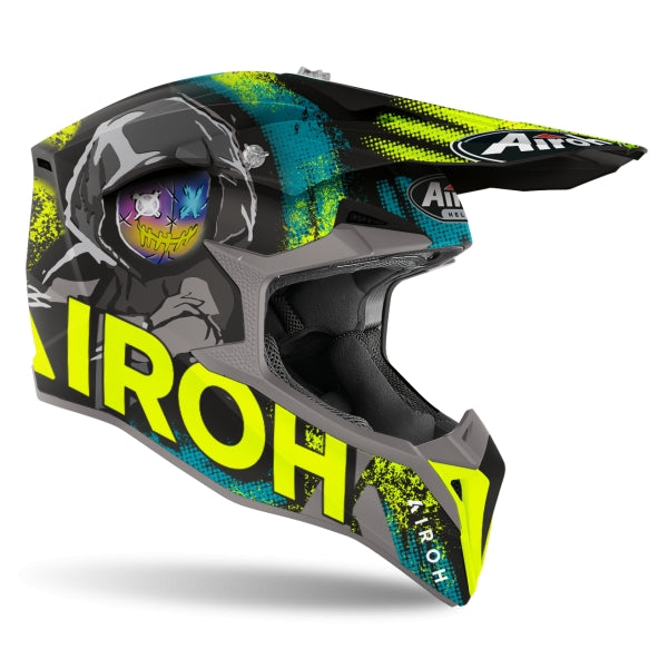 AIROH - CASCOS WRAAP ALIEN YELLOW MATT - SECURTEX MOTOR S.L (t/a MaximoMoto)