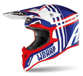 AIROH - CASCOS WRAAP YOUTH BROKEN BLUE/RED GLOSS - SECURTEX MOTOR S.L (t/a MaximoMoto)