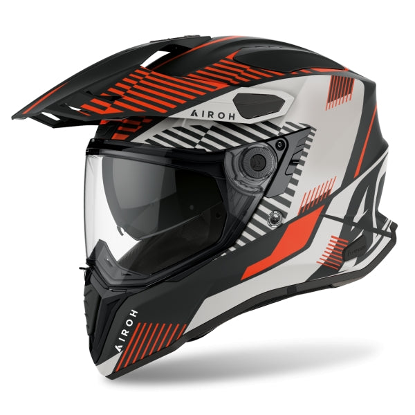 AIROH - CASCOS COMMANDER BOOST ORANGE MATT - SECURTEX MOTOR S.L (t/a MaximoMoto)