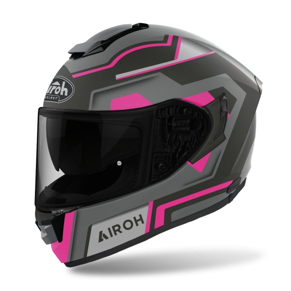 AIROH - CASCOS ST.501 SQUARE PINK MATT - SECURTEX MOTOR S.L (t/a MaximoMoto)