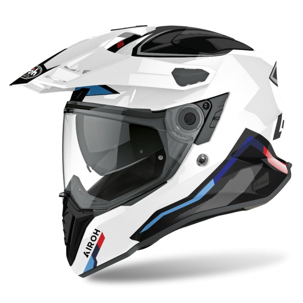 AIROH - CASCOS COMMANDER FACTOR WHITE GLOSS - SECURTEX MOTOR S.L (t/a MaximoMoto)