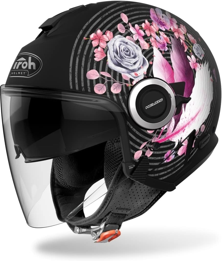 CASCO SCOOTER AIROH HELIOS MAD MATT OPEN FACE
