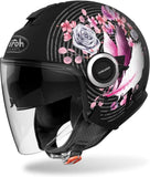 CASCO SCOOTER AIROH HELIOS MAD MATT OPEN FACE