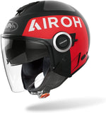 AIROH Helios Color Up Black Matt Casco abierto para moto