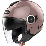 AIROH Helios Color Rosa Brillo Cara Abierta Casco Moto Street
