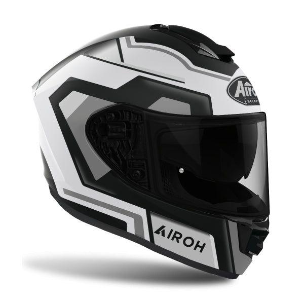 AIROH - CASCOS ST.501 SQUARE BLACK MATT - SECURTEX MOTOR S.L (t/a MaximoMoto)