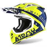 AIROH - CASCO DE MOTO OFF ROAD CASCOS AVIATOR ACE AMAZE AZUL BRILLO