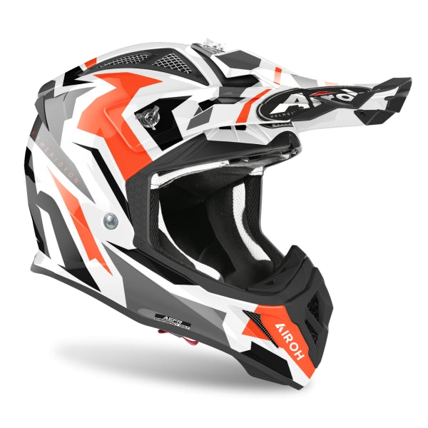 AIROH - CASCOS AVIATOR ACE SWOOP ORANGE GLOSS - SECURTEX MOTOR S.L (t/a MaximoMoto)