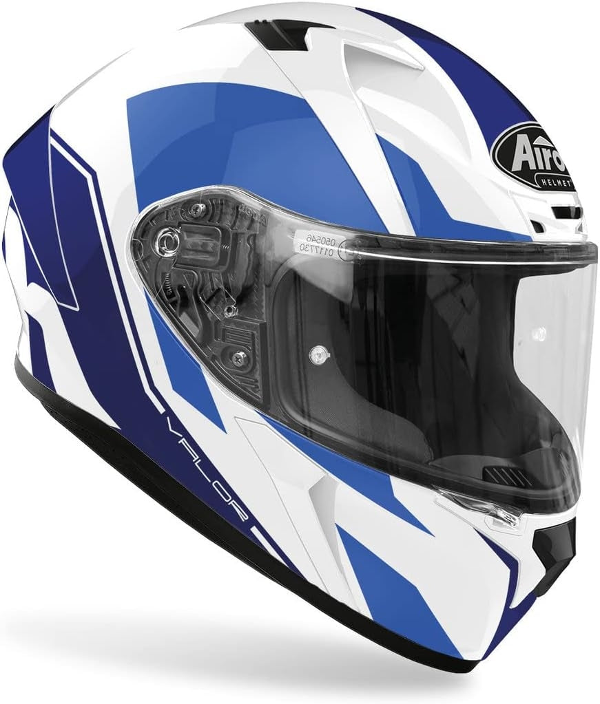 AIROH - CASCOS VALOR WINGS BLUE GLOSS - SECURTEX MOTOR S.L (t/a MaximoMoto)