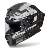 AIROH - CASCOS GP550 S CHALLENGE BLACK MATT - SECURTEX MOTOR S.L (t/a MaximoMoto)