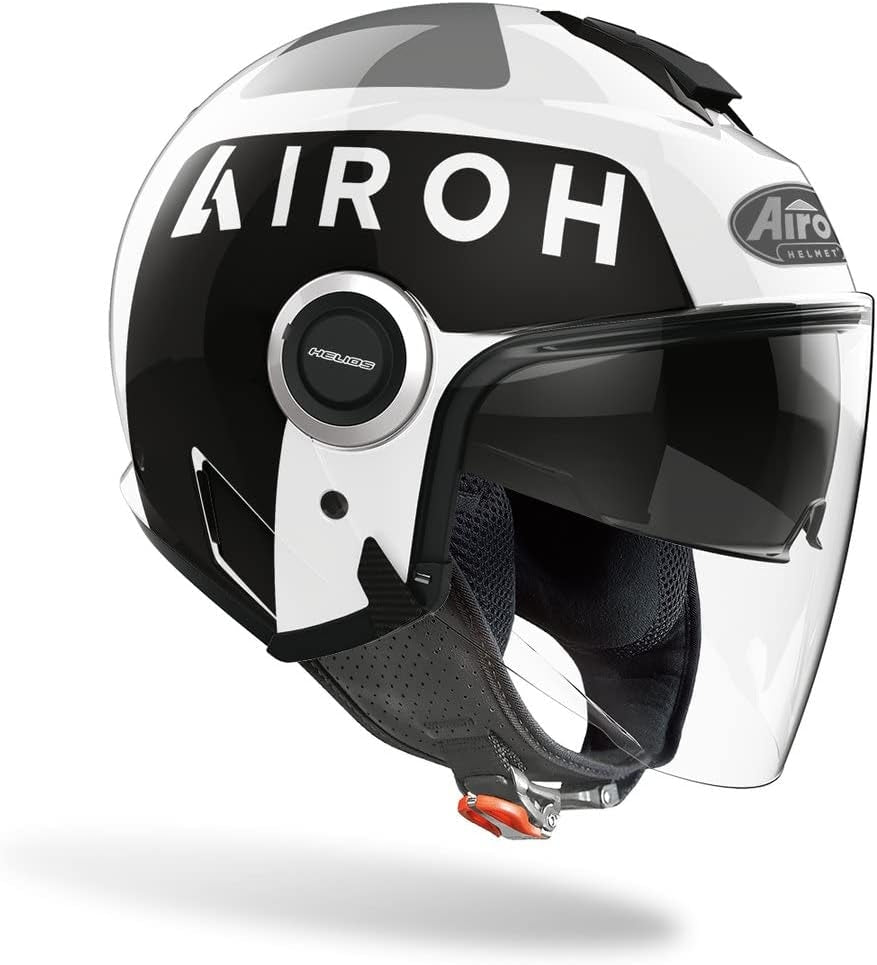 AIROH - CASCOS HELIOS UP WHITE GLOSS - SECURTEX MOTOR S.L (t/a MaximoMoto)