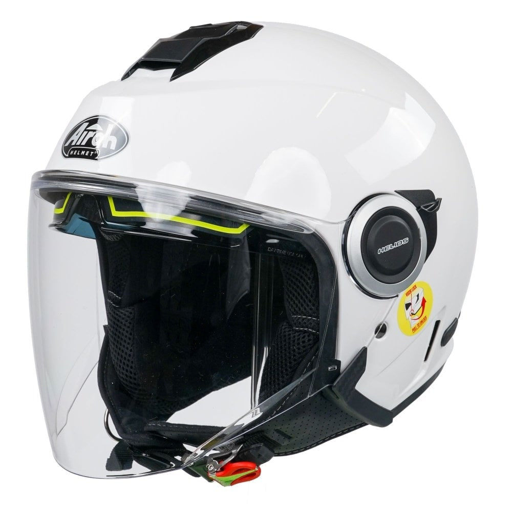 AIROH - CASCOS HELIOS COLOR WHITE GLOSS - SECURTEX MOTOR S.L (t/a MaximoMoto)