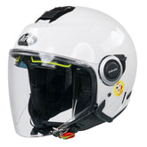 AIROH - CASCOS HELIOS COLOR WHITE GLOSS - SECURTEX MOTOR S.L (t/a MaximoMoto)
