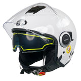 AIROH - CASCOS HELIOS COLOR WHITE GLOSS - SECURTEX MOTOR S.L (t/a MaximoMoto)
