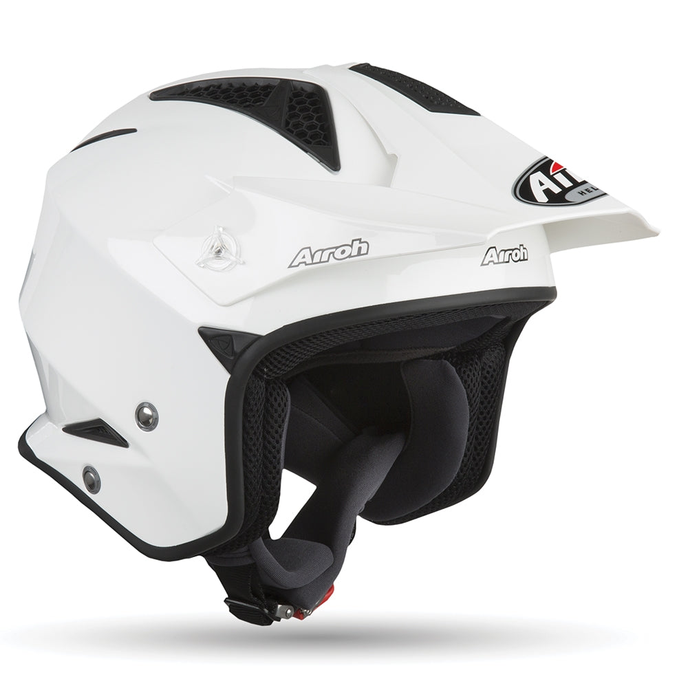 AIROH - CASCOS TRR S COLOR WHITE GLOSS - SECURTEX MOTOR S.L (t/a MaximoMoto)