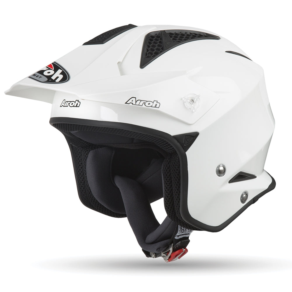 AIROH - CASCOS TRR S COLOR WHITE GLOSS - SECURTEX MOTOR S.L (t/a MaximoMoto)
