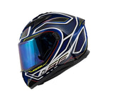 KAPPA KV56 Moto Integral Casco Neon Negro Azul - CASCO