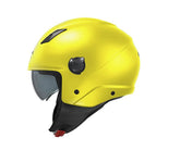 KAPPA KV58B Moto Cara Abierta Casco Basico Amarillo Metal