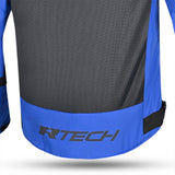 R-TECH SPIRAL MESH JAQUETES DE MOTO HOMES BLAU GRIS VERMELL