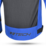 R-TECH SPIRAL MESH JAQUETES DE MOTO HOMES BLAU GRIS VERD
