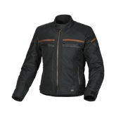 Macna Oryon mujer Chaqueta textil moto Negro