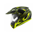KAPPA KV30 EVO Moto Aventure Casco Verde Mate Negro Amarillo - CASCO