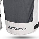 R-TECH SPIRAL MESH JAQUETES DE MOTO HOMES NEGRE BLANC GRIS VERMELL