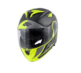 KAPPA KV32 Orlando Moto Modular Casco Negro Mate Amarillo - CASCO