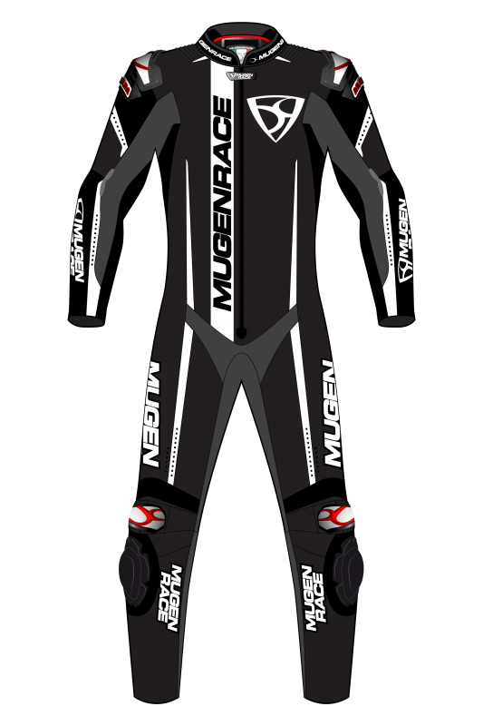 MUGENRACE LS1 MNR-1901 Assassino Traje Cuero Niño Negro Blanco