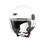 KAPPA KV40 Hawaii Moto Cara Abierta Casco Blanco - CASCO