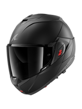 SHARK OXO DARK SHADOW ABATIBLE CASCO NEGRO MATE