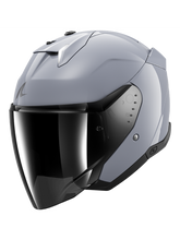 Shark Skwal I3 Dark Shadow Urban Touring jet Casco plata