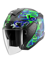 Shark SKWAL PRANZ CONDUCCIÓN URBANA CASCO NEGRO VERDE AZUL