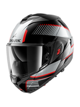 SHARK OXO SIEVE negro cromado plateado modular Casco
