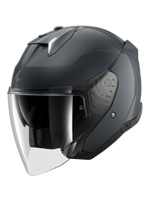 Shark SKWAL i3 Jet Blank cara abierta motocicleta Casco metal arma
