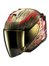 Shark SKWAL i3 JET Venum Casco Negro Rojo Dorado