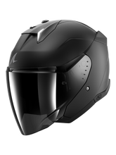 SHARK SKWAL i3 JET DARK SHADOW ABIERTO CASCO NEGRO MATE