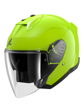 Shark Skwal i3 Jet Blank Toxic abierto Casco verde brillante