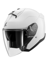 SHARK SKWAL JET BLANK MOTOCICLETA CARA ABIERTA CASCO BLANCO PERLADO