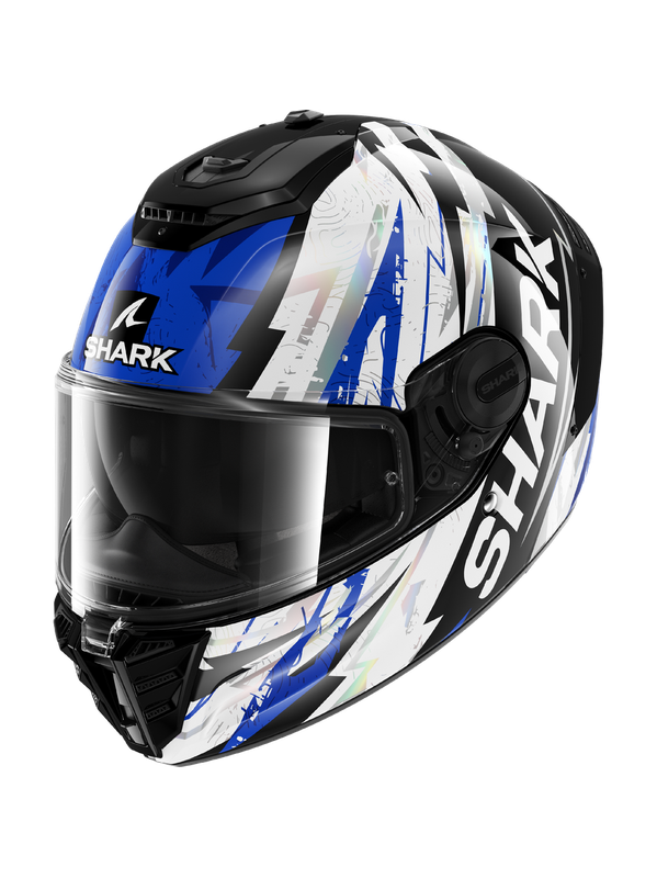 SHARK CASCO INTEGRAL SPARTAN RS HIBOLT Negro Azul Cromado